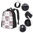thumbnail image 3 of Balery Cartoon Poodle Dog Backpack for Men and Women - Durable 600D Oxford Cloth -Large Capacity, Water-Resistant School, Travel, and Hiking Bag, 3 of 7