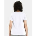 thumbnail image 3 of Alternative B04612004 Women Cotton Jersey Go-To T-Shirt, White - Medium, 3 of 5