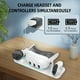 thumbnail image 3 of Base de Carga para Meta Quest 3, Soporte Magnético de Carga Rápida para VR Oculus Quest 3, con Luz LED, con 2 Baterías Recargables de 1200mAh, Color Blanco, 3 of 9