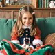 thumbnail image 5 of Adornos navideños Dibujos animados Lindos clips de pelo de peluche Pinzas para el pelo navideñas Tarjetas para el pelo Tocado navideño Regalos navideños Suministros Decoración para fiestas Akmoler, 5 of 7