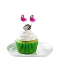 thumbnail image 4 of 10 Piezas De Fmingo Picks Pastel De Adornos De Bienvenida Al Bebé Decoración Del Partido Yotijar Flamingo Cake Topper, 4 of 8