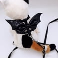 thumbnail image 2 of Pet Leash Harness Set Bat Design Lovely Pet Wings Cat Harness Set for Halloween, 2 of 6