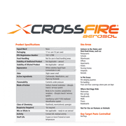 Crossfire Bed Bug Aerosol - 17 oz Can by MGK