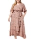 thumbnail image 1 of Vestido Corto de Verano con Cuello en V de Tamaño Sobredimensionado, Vestido de Verano Casual Suelto Y de Moda, 1 of 4