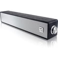 thumbnail image 1 of Altavoces de Ordenador MICA Barra de Sonido Inalámbrico Bluetooth 5.0 Mini Soundbar USB Auxiliar Negro M30T, 1 of 3