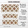 thumbnail image 2 of Aztec ornament 40oz Quencher tumbler sublimation Southwest Tribal ornament Waterslide, 2 of 3