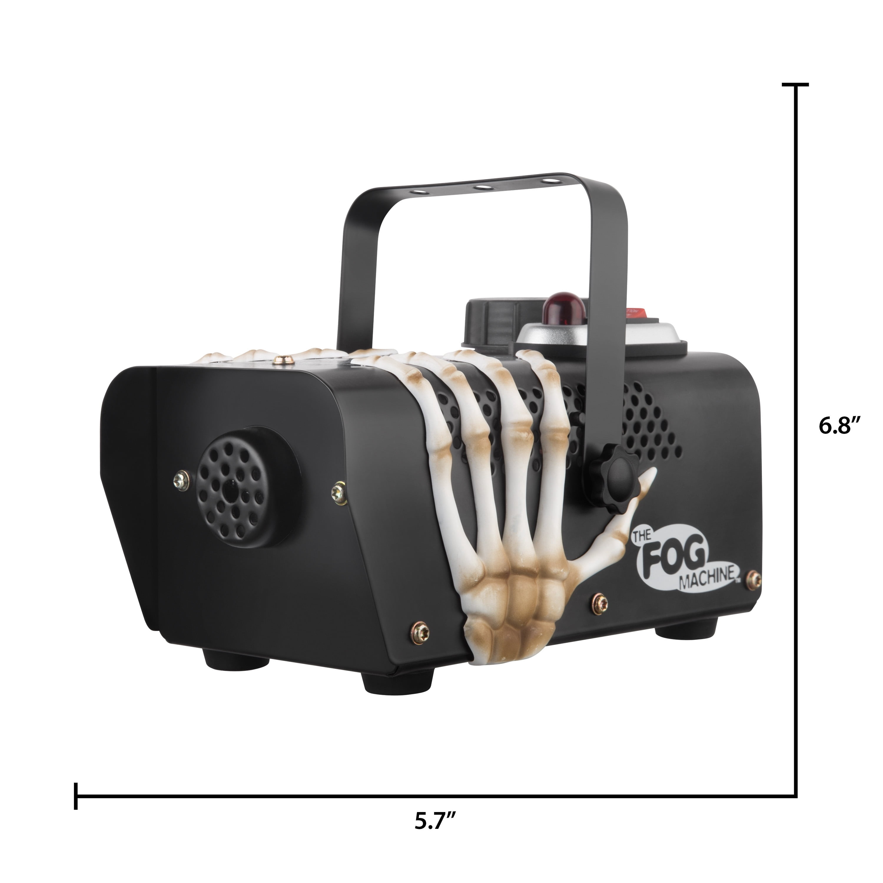 400W Skeleton Hands Fog Machine with Remote Control, Black, Halloween by Way To Celebrate