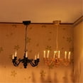 thumbnail image 3 of Yokua Dollhouses Miniature Ceiling Lamp 1/12 Lighting Accessory Scene Display Decors, 3 of 13