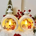 thumbnail image 3 of KOYPTL Christmas Hanging Lantern,Christmas Table Decorations Battery Operated Christmas Lights,Led Flameless Candles Lantern For Indoor Bedroom Home Xmas Decor,Christmas Stocking Stuffers, 3 of 6
