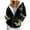 Gold, variant on Plain Hoodies for Women Long Sleeve Full Zipper Zip Up Essentials Hoodie with Pockets Hooded Sweatshirt Women Jacket(XL,Black)