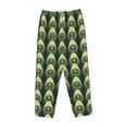 thumbnail image 6 of Fotbe Peacock Gold Feather Women's Pajama Pants,Sleepwear Pants,Pj Bottoms Drawstring And Pockets-Small, 6 of 7