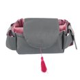 thumbnail image 1 of LIFKOME Portable Black Diaper Organizer Bag with Handle Lightweight Large Capacity for Home Storage, 1 of 6