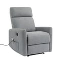 thumbnail image 4 of DHP Kai Power Recliner Chair with 8 Zone Massage and Lumbar Heat, Dark Gray Linen, 4 of 28