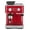 Candy Apple Red, variant on KitchenAid Semi Automatic Espresso Machine with Burr Grinder, KES6551
