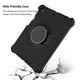 thumbnail image 6 of Silicone Case for Apple iPad 10.2" (9th/8th/7th Generation) & iPad Air 10.5-Inch (3rd Generation) & iPad Pro 10.5" Tablet - Shockproof Protective Stand Cover with Hand Holder /Shoulder Strap (Black), 6 of 6