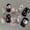 L, variant on Purely handmade wearing nail blind spot small short nail wearing nail black pink sweet cool wind pink love nail patch