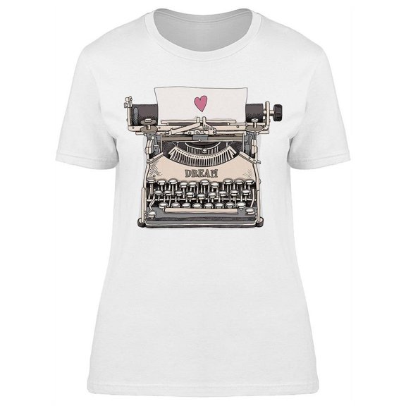 Vintage Valentine's Day Card  T-Shirt Women -Image by Shutterstock, Female Medium