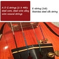 SAVITA 2 Sets 4/4 Violin Universal String Classic Violin Silver String