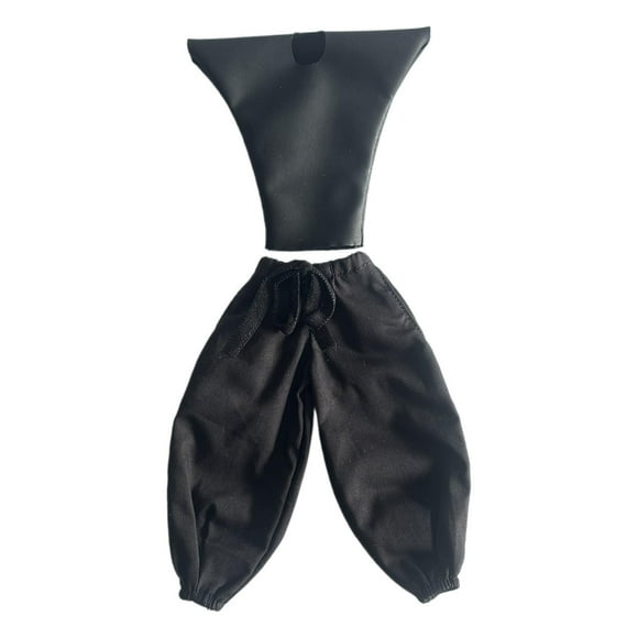 MERIGLARE 1/12 Vêtements pour Figurine Masculine Ensemble Classique Décontracté pour Figurines Articulées de 6 Pieds' Corps Noir