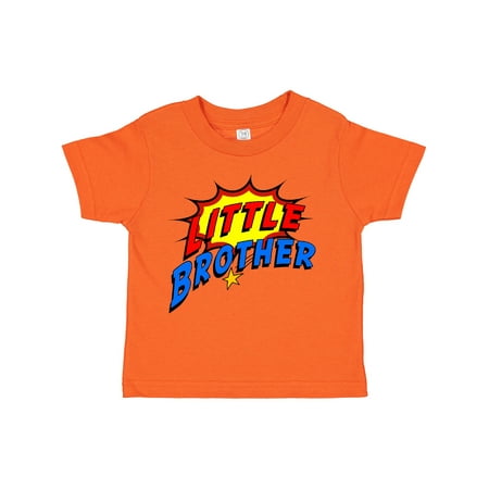 

Inktastic Little Brother Superhero Gift Toddler Boy Girl T-Shirt