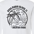 thumbnail image 4 of Inktastic Summer Vacation Mode Anna Maria Island Florida Long Sleeve T-Shirt, 4 of 5
