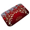 thumbnail image 1 of Christmas Rugs   Flannel Fabric Non Slip Rubber Backing Absorbent Bath Rug Home Kitchen Floor Mat, 1 of 9
