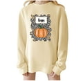 thumbnail image 2 of Neewe Womens Casual Long Sleeve Sweatshirt Crew Neck Cute Pullover Relaxed Fit Tops, 2 of 4