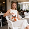 thumbnail image 7 of Gumesh Lightweight Tote Bag for Women,Knit Bucket Handbag for Daily Commuting - Small Item Storage, 9x6in, 7 of 7