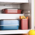 thumbnail image 4 of 2 Stackable BPA Free Microwave Lonchera Lunch Container With Divider Insulated Bento Plastic Lunch Box for Kids Blue, 4 of 5