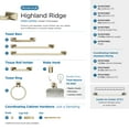 thumbnail image 6 of Amerock Highland Ridge Golden Champagne 9 inch (229mm) Towel Bar, 6 of 7