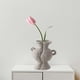 thumbnail image 5 of Jarrón de cerámica nórdica para flores, centro de mesa decorativo para el hogar y la sala de estar. B, 5 of 9