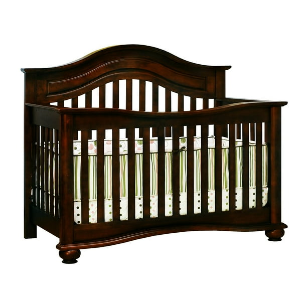 Afg Baby Furniture Lia 3 In 1 Convertible Crib Espresso Walmart