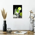 thumbnail image 2 of Elephant Stock Cold Lime Cocktail Wall Art - Vertical Canvas Wall Art - Living Room Wall Decor - Food And Drink Canvas - Yellow And Green Decor - 8" x 12", 2 of 4