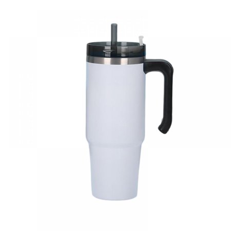 

30oz Double-layer 304 Stainless Steel Vacuum Vacuum Flask Ice Binger Cup Straw Double Drinking Thermos Cup With Handle