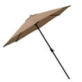 thumbnail image 3 of Sombrilla de jardín, impermeable, resistente al agua, para patio, de poliéster, para exteriores, parasol, toldo, color caqui Advancent  HA005508-05, 3 of 6