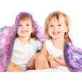 thumbnail image 3 of Noahas Cute Rainbow Throw Blanket, Colorful Super Soft Blanket ,Warm Cozy Luxurious Shaggy Fuzzy Plush Sherpa Blanket for Girls Couch Sofa Bed Living Room Home Decor, (Lilac Colour 50x60 Inches), 3 of 7