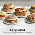 thumbnail image 7 of Breakfast Sandwich Maker : Nonstick Griddle, Dishwasher-Safe Parts, 600W, Metal, Gray, 7 of 7
