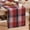 Red/Dark Blue, variant on Sm:)e Christmas Farmhouse Plaid Table Runner 13x72 Inch, Red Multi-Color Line Rustic Check Design for Winter Kitchen & Dining Table Holiday Decoration