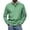 Green, variant on Oalirro Long Sleeve Tee Shirts for Men Men's Printing Turn-Down Collar Pullover Tops Casual Slim Fit Basic Long Sleeve T-Shirt