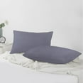 thumbnail image 5 of A1HC Hypoallergenic Down Alternative Pillow Inserts, 12x20 in, Rectangular, Pack of 2, Slat Grey, 5 of 7