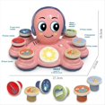 thumbnail image 5 of Juguetes Musicales para Bebés Juguetes de Aprendizaje para Niños Pequeños Pulpo Juguetes Musicales Instrumentos Educativos Juguete para Regalo de Cumpleaños, B, 5 of 5