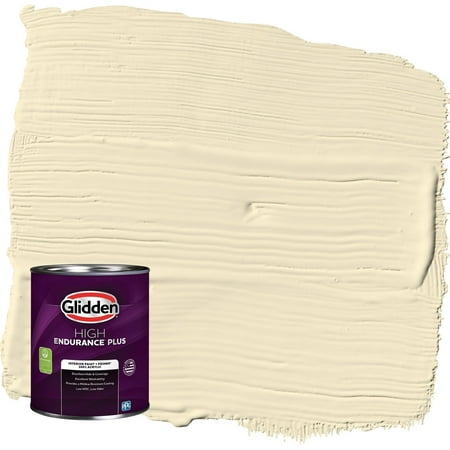 Glidden HEP Soleil / Yellow, Flat Interior Paint with Primer, 1 Quart