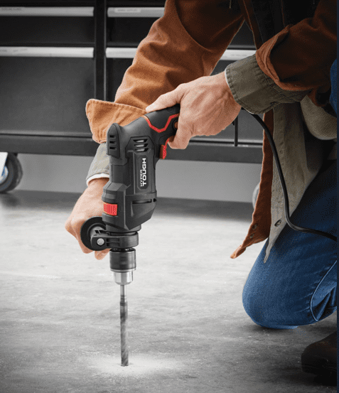 Hyper Tough 6-Amp 1/2-inch Corded Hammer Drill, Keyed Chuck, 120 Volt, 0~3000/min, Model Number TD6HD