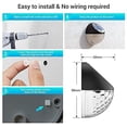 thumbnail image 5 of Juego de 4 luces solares LED de pared para exteriores, impermeables IP65, iluminación decorativa de pared, luz blanca cálida, para vallas, patios, jardines, puertas de entrada, escaleras, patios y ent, 5 of 5