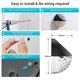 thumbnail image 5 of Juego de 4 luces solares LED de pared para exteriores, impermeables IP65, iluminación decorativa de pared, luz blanca cálida, para vallas, patios, jardines, puertas de entrada, escaleras, patios y ent, 5 of 5