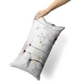 thumbnail image 3 of Brown Cream Grey Pink Pillow Covers Watercolor Flower Couch 18x18'''' Pillow Cases Rustic Abstract Modern Throw Pillows Set of 2 Farmhouse Home Decor for Room Bedroom Bed Cushion Outdoor, 3 of 6