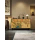 thumbnail image 1 of Armario De estilo Retro francés para sala De estar, mueble lateral De madera maciza De diseño italiano, muebles Premium para el hogar, FYLC, 1 of 4