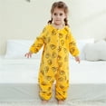 thumbnail image 4 of WIBACKER 6M-6Y Baby Warm Flannel Sleeping Bag, Infant Sleepsuit, Kids Toddler Boys Girls Long Sleeve Double Zipper Wearable Sleep Sack - Duck, 4 of 11