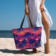thumbnail image 2 of Beach Bag For Women, Hawaiian Style Colorful Sunset Beach Tote Bag Swim Pool Bag Large Tote With Pockets For Workout., 2 of 2