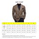 thumbnail image 2 of Men Suit Jacket, Lapel Collar Men Long Sleeve Coat Casual Polyester Fabric Versatile For Wedding For Business ANGGREK Otros, 2 of 5